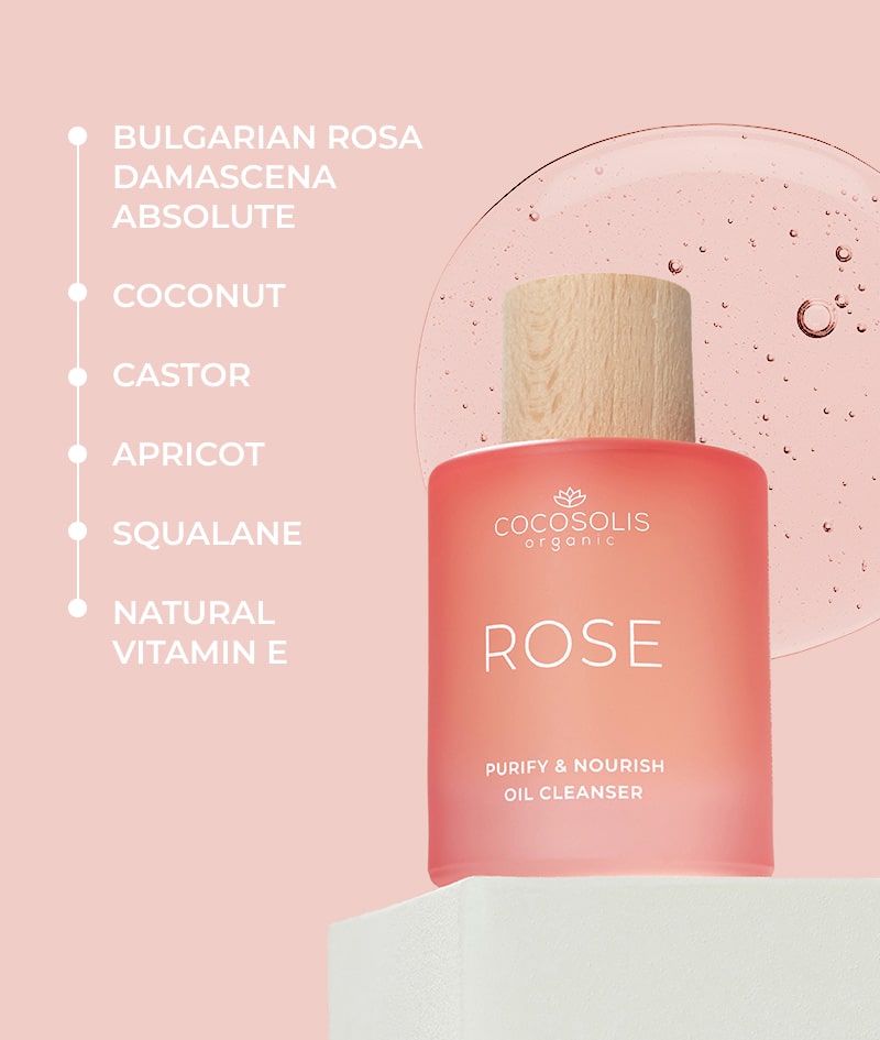 COCOSOLIS ROSE Purify & Nourish Oil Cleanser