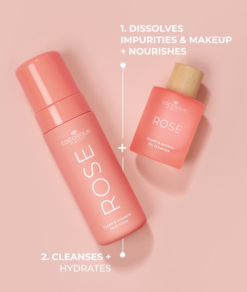 COCOSOLIS ROSE Purify & Nourish Oil Cleanser