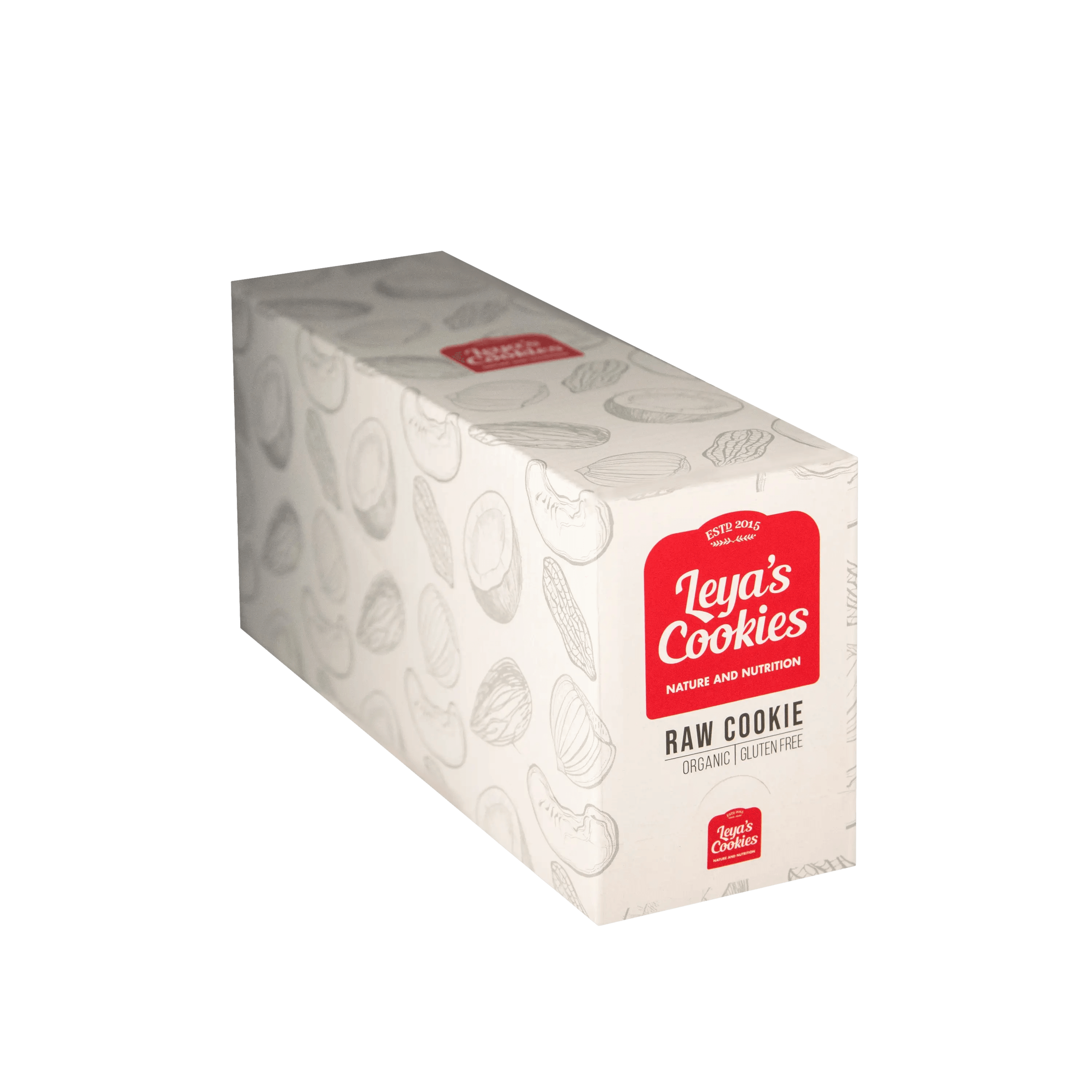 Biscuit Bio - Leya's cookies brownie cu alune crude organice, 100% natural, organic, vegan, fara gluten, fara zahar adaugat